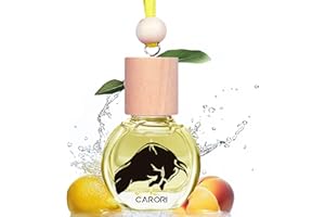 CARORI Car Air Fresheners Long Lasting Essential Oil Diffuser, New Car Smell Air Freshener Cute, Strong Freshener with Odour Eliminator Technology, Car Scent Freshener for Women