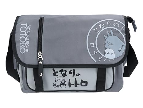 CoolChange Totoro Umhänge Tasche, Grau