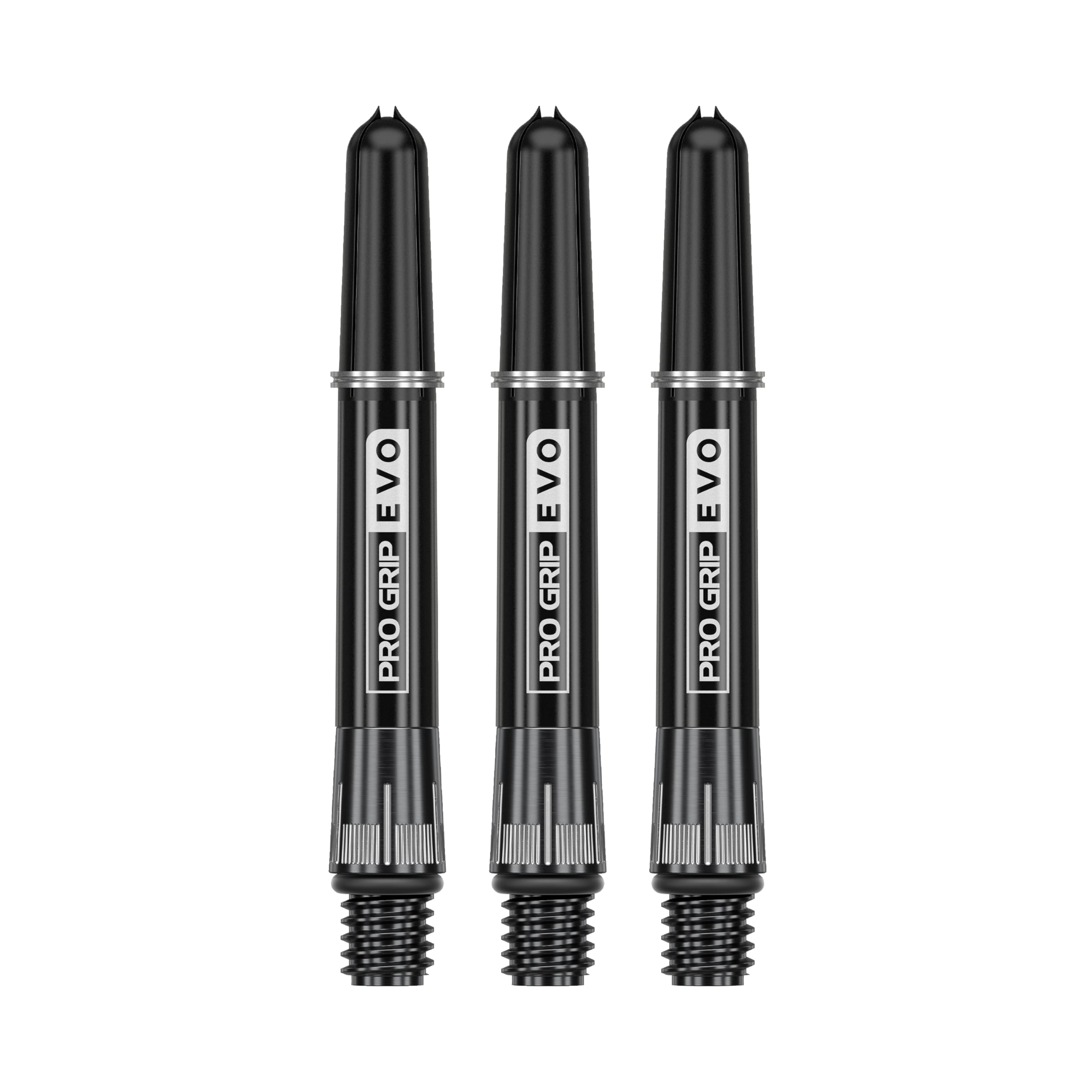 Target Darts Raymond van Barneveld Pro Grip EVO Chrono Titanium Shafts, Set of 3 | Professional Dart Accessories, Dart Shaft Sets, 3 Pack – Length: Short (37.7mm)