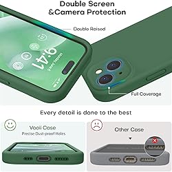 Vooii Compatible with iPhone 15 Plus Case, Upgrade