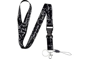 Yiflin Cute Neck Lanyard for Keys, Keychain, Wallet, ID Card Holder, with Quick Release Buckle