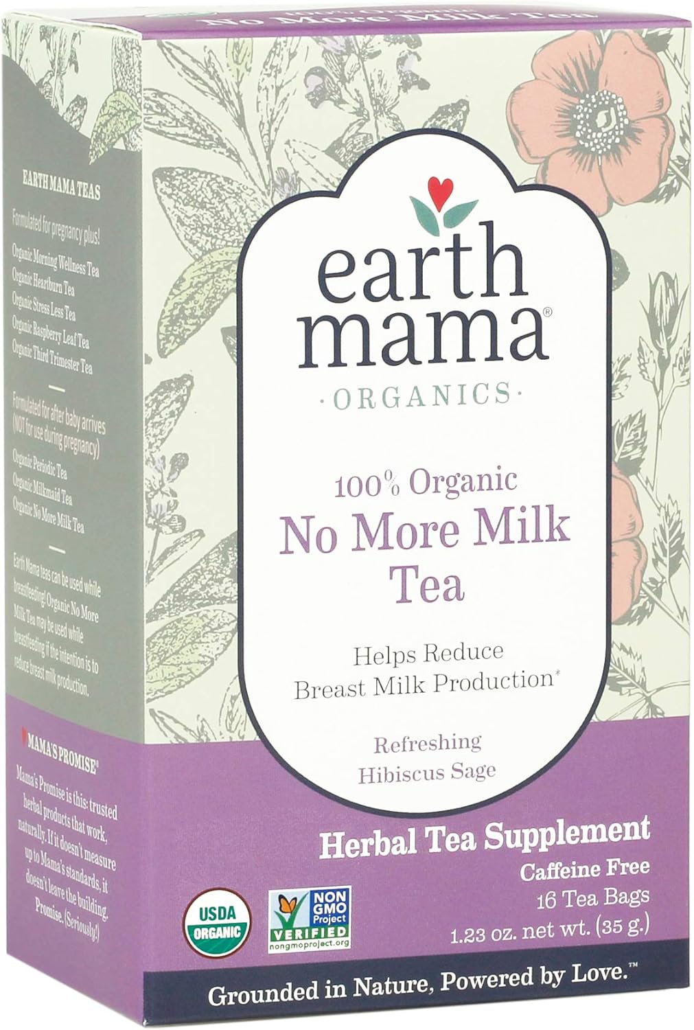earth mama no more milk tea