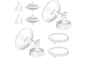 CUBCARE Spectra Replacement Pump Parts Compatible with Spectra S1/S2/9 Plus, Not Original Accessories, Breast Pump Parts Include Flanges, Valves, Backflow Protectors (Duckbills Included) &Tubings
