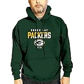 Team Fan Apparel Adult NFL Diagonal Fade Fleece Hooded Sweatshirt - Unisex Tagless - Officially Licensed Football Pullover