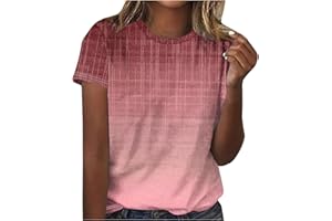 TXXEOSS Womens T-Shirt Summer Casual Short Sleeve Tee Tops Graphic Shirts Casual Loose Fit Summer Boho Apparel Clothes