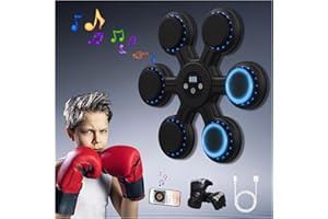 COMAYJOHN 2025 Music Boxing Machine for Kids,Smart Bluetooth Wall Mounted Punching Machine,with Gloves Workout Machine(Upgrade)