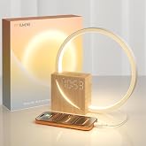 Vivilumens Sunrise Alarm Clock with Sound Machine for Heavy Sleepers Adults | Gentle Wake-up Light, Sleep Aid 10 Natural Sounds with 30/60/90 Timer, 3 Level Dimmable Touch Table Lamp with Snooze