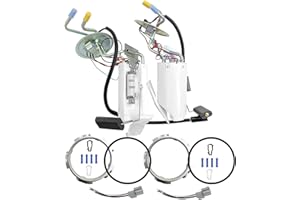 FLIBEN Front & Rear Fuel Pump Assembly Compatible with Ford F-150 F-250 F-350 1992 1993 1994 1995 1996 1997 SP2005H SP2007H