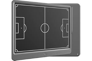 Wicue 15in LCD Electronic Basketball/Baseball/Soccer/Footbal/Hockey/Tennis Coach Board, Digital Strategy Tactic Marker Board with Stylus Pen for Sports Training, Education, Coach Gift
