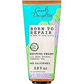 Carol's Daughter Born To Repair Leave In Hair Cream, Moisturizing, Curl Defining and Anti Frizz Hair Care for Curls with Shea Butter, 6.8 Fl Oz