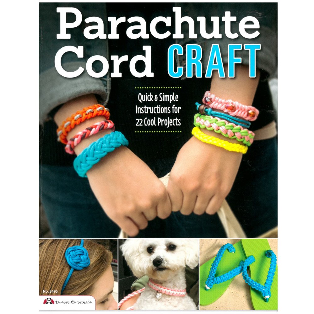 West Coast Paracord 22 Quick Parachute Cord Craft – Quick and Simple Instructions for 22 Cool Projects – Make Bracelets Keychains Lanyards Dog Collars (22 Quick Crafts Book)