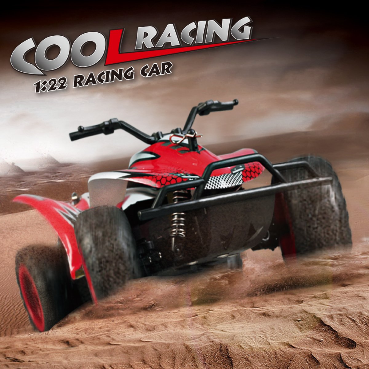 Fistone RC Car 1:22 High Speed Racing Car Monster Truck Off Road Dune Buggy 2.4GHz Wireless Receiver Remote Control Hobby Toys for Kids & Adults