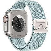 Braided Solo Loop for Apple Watch Ultra 3/2 Bands 49mm 46mm 45mm 44mm 42mm Men/Women,Parachute Buckle Stretchy Elastic Nylon Sport Strap Wristband for iWatch Bands Series 11 10 9 8 7 6 5 4 3 SE3/2