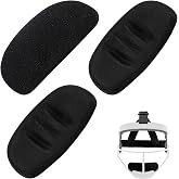 Face Mask Replacement Pads Compatible with Rip It, Softball Face Mask Pads Youth Compatible with Rip It, Chin Cup Replacement Pads for Softball Fielder's Mask, Black, 3PCS
