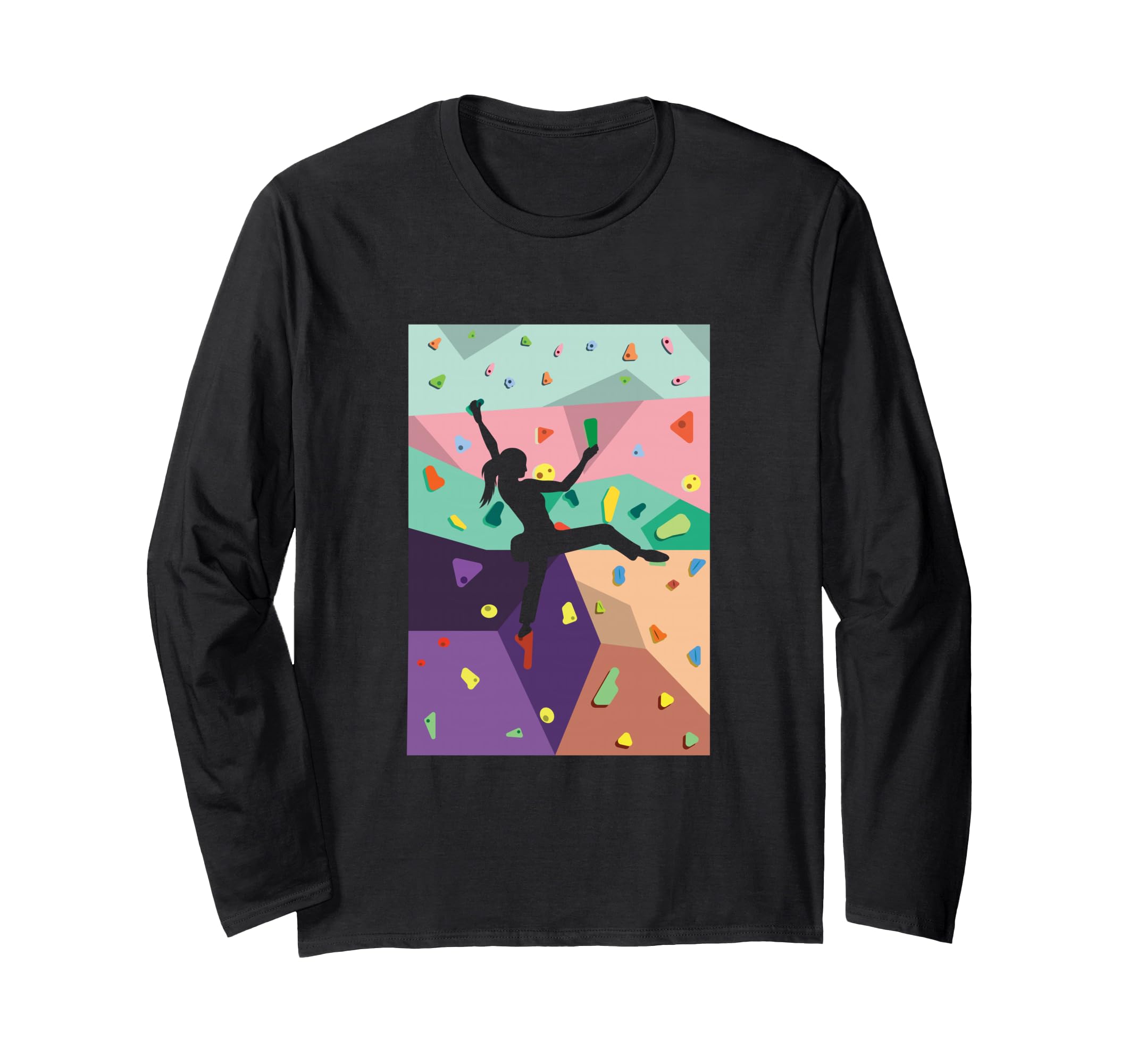 Wall Climbing Indoor Climbing Sports Alpinist Gift Long Sleeve T-Shirt