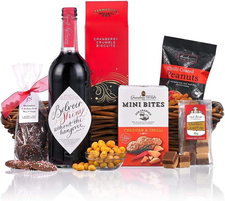 Alcohol Free Tray Non Alcoholic Christmas Hamper Food and Drink