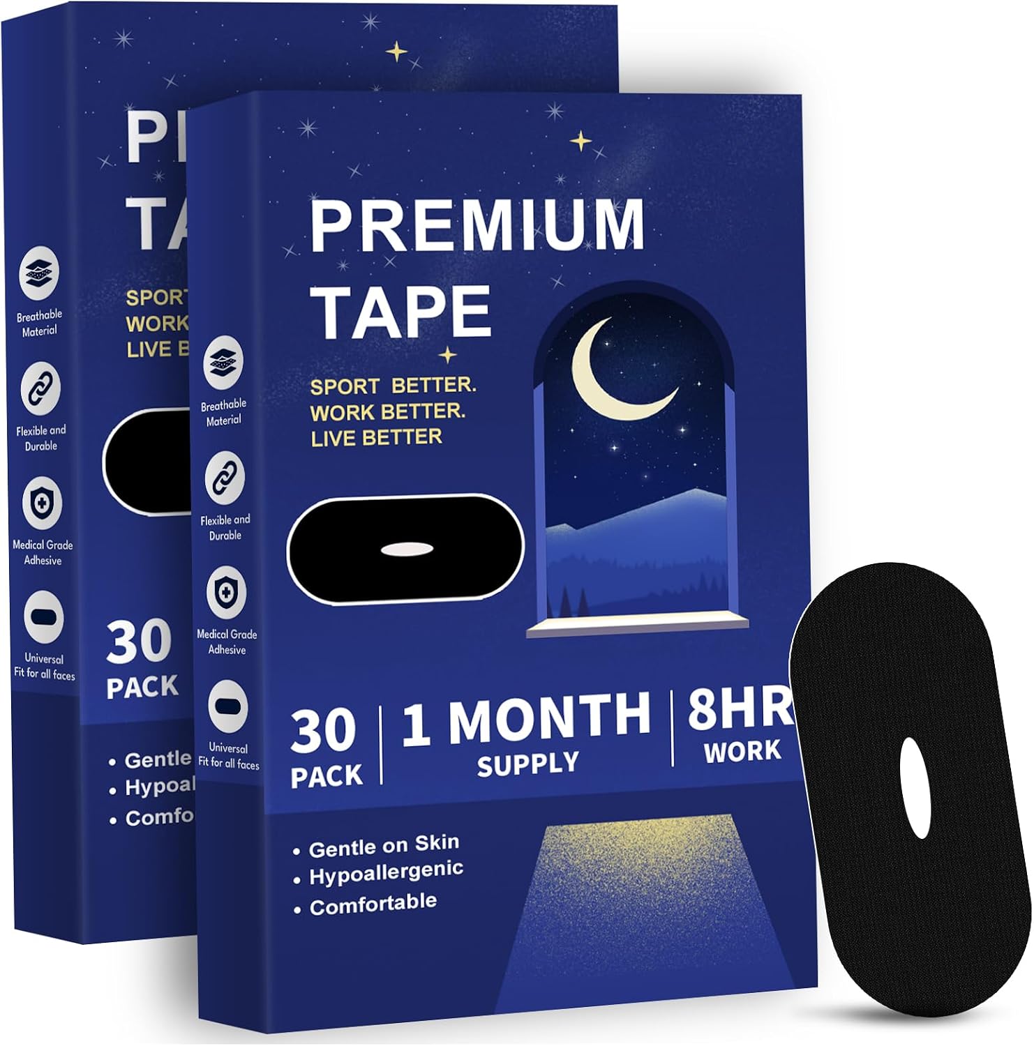 Athletic Tape Wrap 60 Pcs, Portable, Simple to Use A9