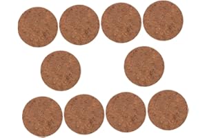 TOBBOMEY 10pcs Coconut Fiber Nesting Pads for Birds and Chickens Egg Protection Nest Pads Easy to Clean