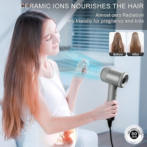 Professional Hair Dryer Heating Ionic Multiple Speeds Fast