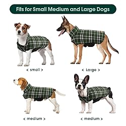 Kuoser Warm Dog Coat, Waterproof Dog Jacket for