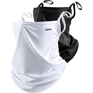 OZERO Face Mask Neck Gaiter,UPF 50+ Cooling UV Sun Protection for Men Women | Motorcycle Fishing Hiking Golf Boating Summer G
