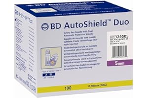 Becton Dickinson PK/100 NEEDLE PEN 30GA X 5MM AUTOSHIELD
