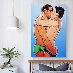 Gay Porn Art Poster Gay Erotica (4) Wall Art Deco