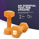 KAYMAN Neoprene Dumbbells Set Anti Slip Hex Edges Water Resistant 1–10kg view 2