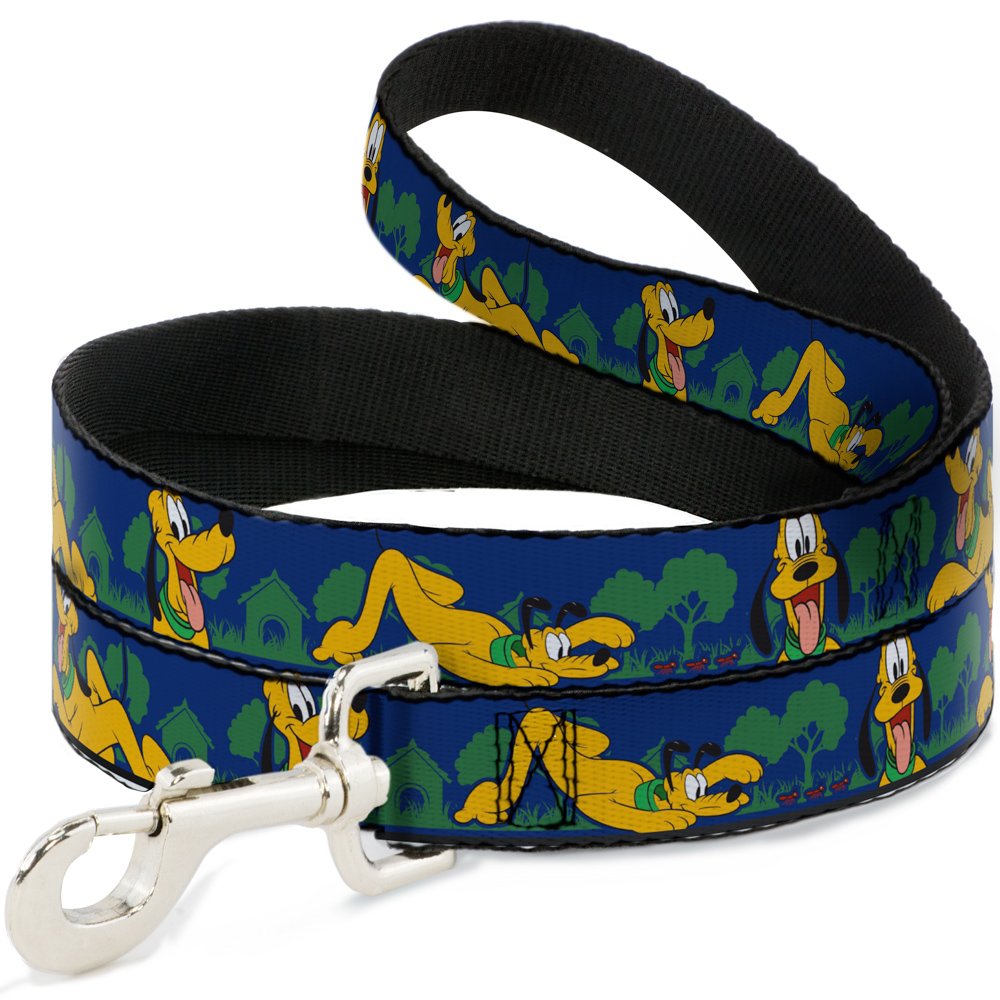 Buckle-Down ''Pluto 4-PosesLandscape BlueGreen Pet Leash, 6'-1''