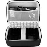 BOVKE Hard EVA shockproof protective carrying case storage travel bag for western Digital WD My Book Desktop, seagate backup plus Desktop External Hard Drive USB 3.0, 2TB 3TB 4TB 5TB 6TB 8TB, Black