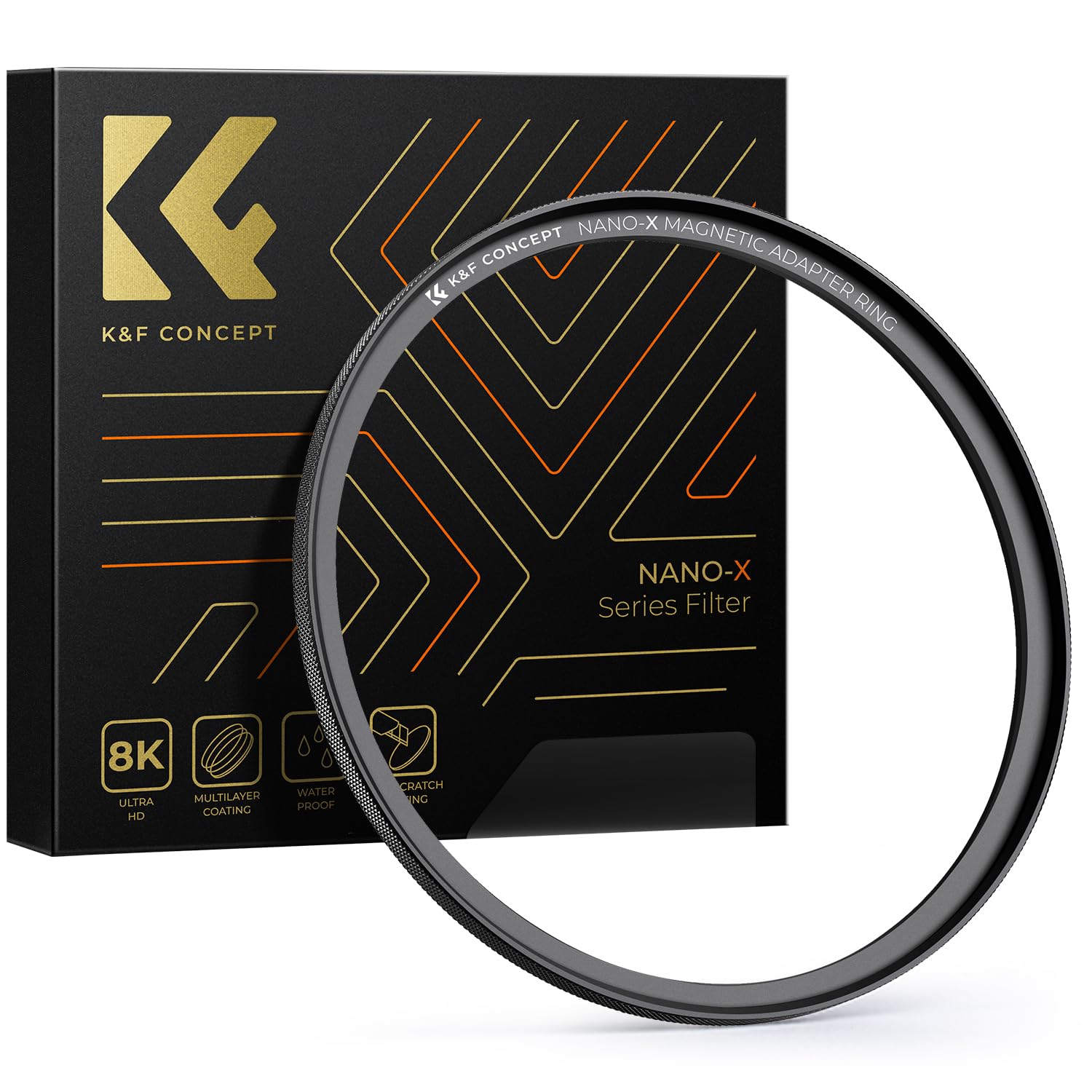 K&F CONCEPT 55-77mm Magnetic Filter Adapter Ring Step-Up Rings
