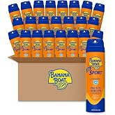 Banana Boat Sport SPF 30 Sunscreen Spray, 1.8 oz (Pack of 24) | Travel size sunscreen, Water and sweat resistant sunblock, Easy spray application, UVA/UVB broad spectrum protection
