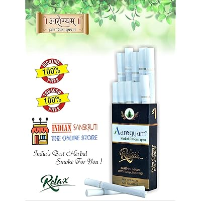aarogyam herbal cigarettes Aarogyam Herbals 1x10 Cigarettes for Smokers Tobacco Libya