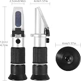 Proster Brix Refractometer ATC 0-80% Hand Held with 3 Pips for Sugar Content view 6