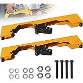 Miter Saw Stand Brackets, 2 Packs Large Heavy Duty Miter Saw Stand Brackets | Compatible with DWX723, DWX724, DWX725, DWX725B and DW723 Stands Yellow