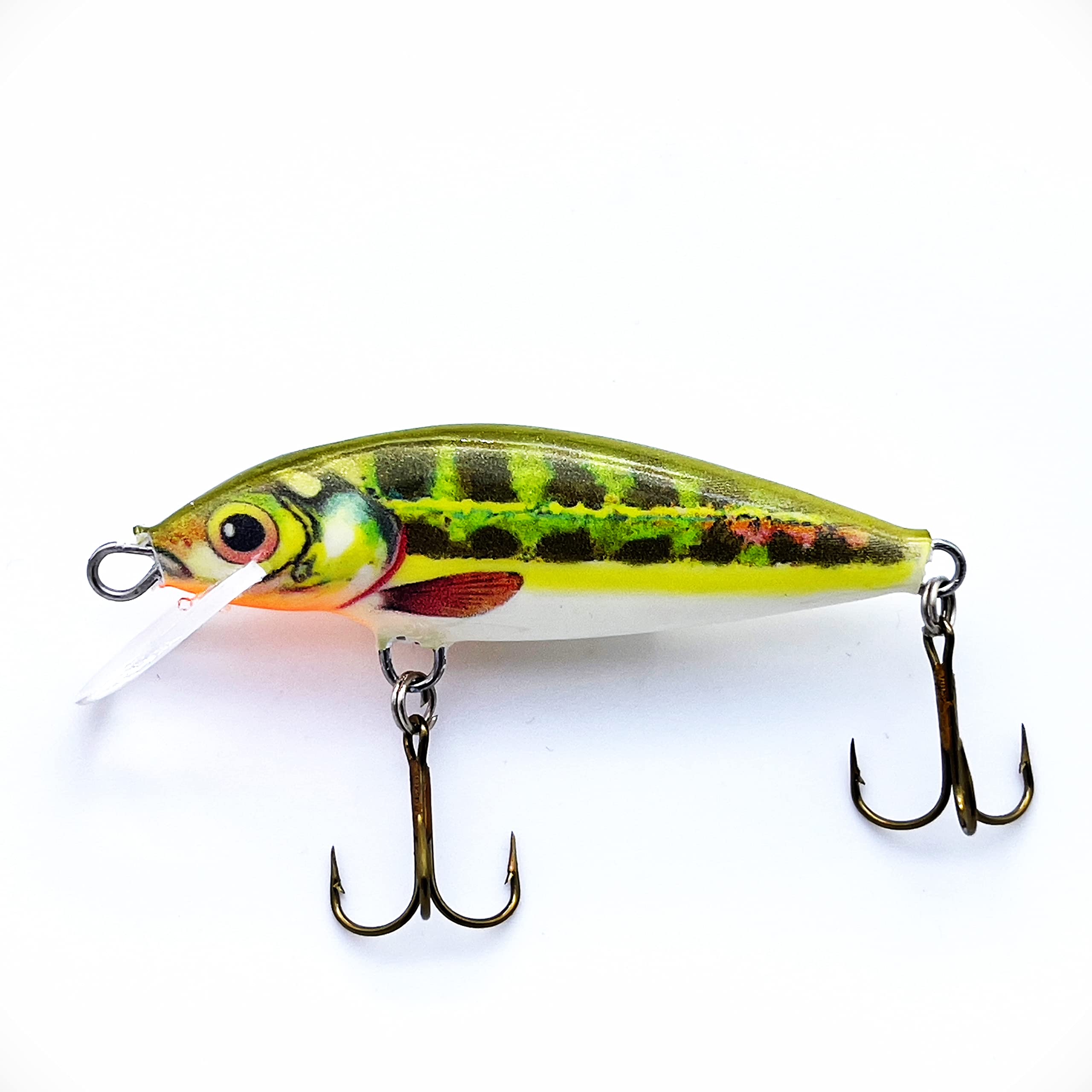 EVERBAY DORADO Wobbler Fishing Lure - Artificial Hard Crankbait - Fishing Tackle, Topwater Life-Like Swimbait for Perch Trout Chub Trolling and Long Cast in Freshwater, Floating - CLASSIC 5cm MN