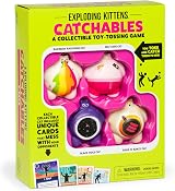 Exploding Kittens Catchables 4 Pack Toy Tossing Game Family Fun Adults Kids 8+