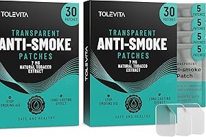 60 Patches Anti- Smoke Herbal Patches Transparent | Quit Smoking Patches to Help Reduce Cravings