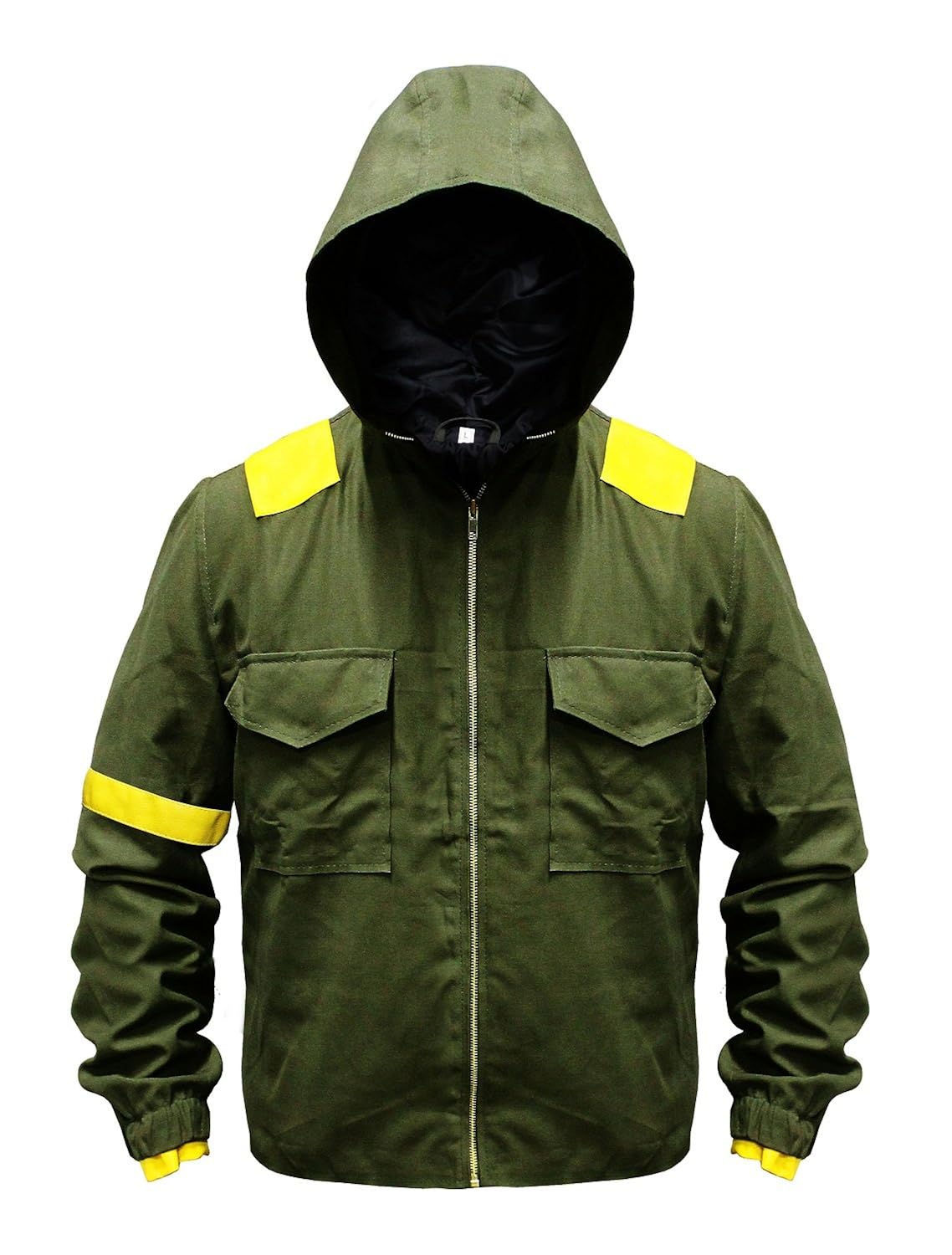 Mens Twenty One 21 Cotton Pilots Hoodie Jumpsuit Jacket Green