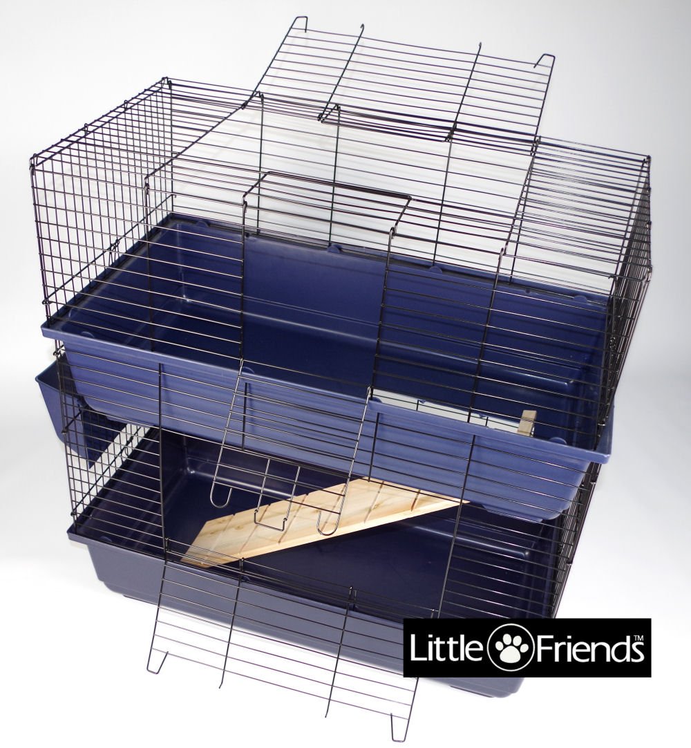 double tier rabbit cage