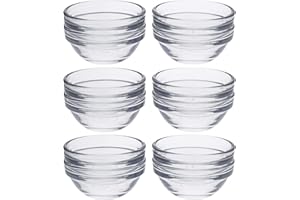 Beille Cooking Baking Supplies Mini Glass Pinch Bowl Ramekin Kitchen Essential, 12pc