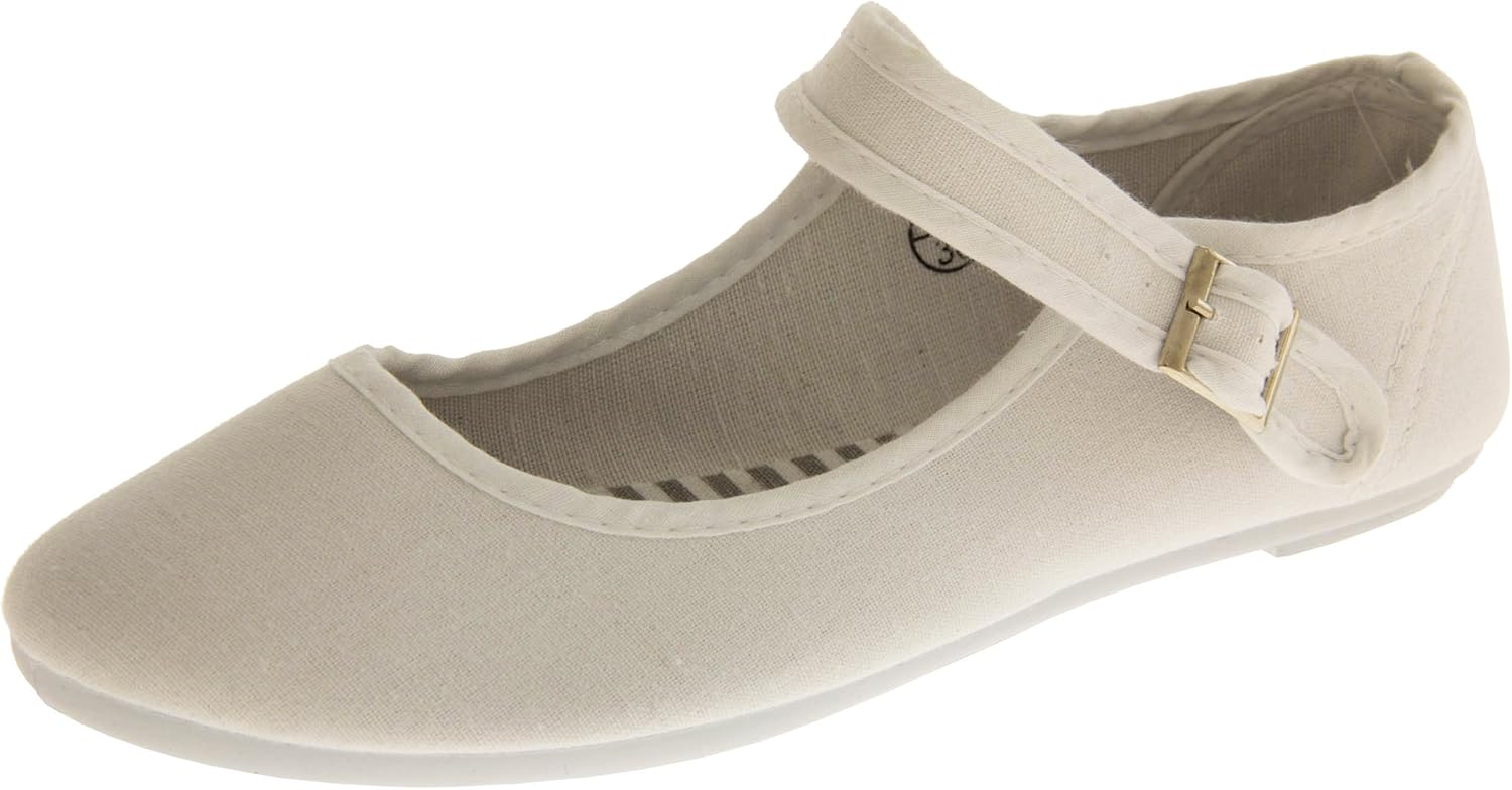 canvas mary janes womens