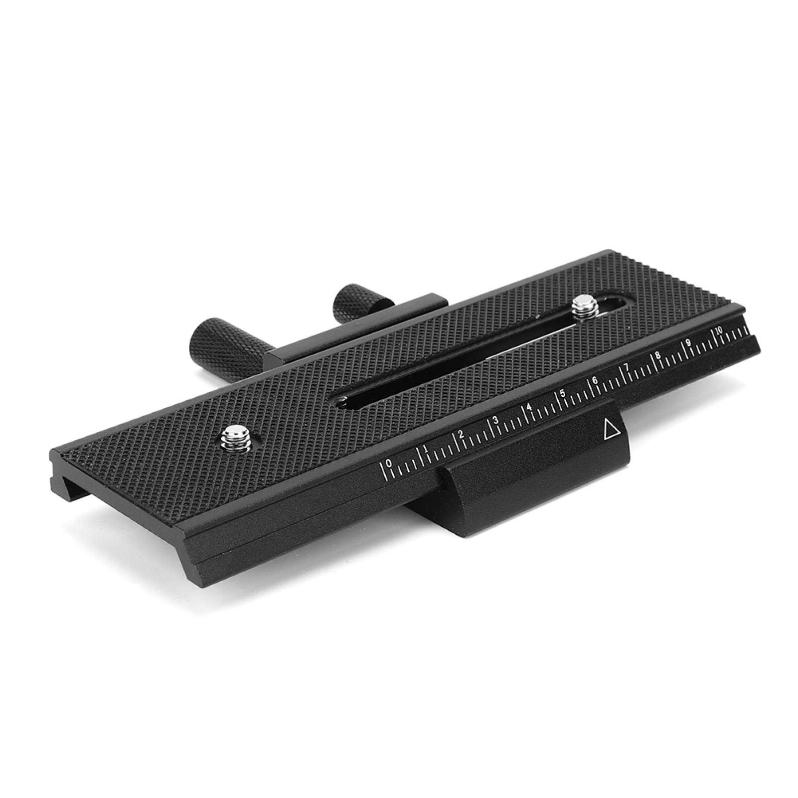 Macro Focusing Rail Slider Macro Focusing Focus Rail Slider Professional Rail Nodal Slide 2 Way Macro Focusing Rail Slider with 1/4" Mounting Screw for Close-up Shooting