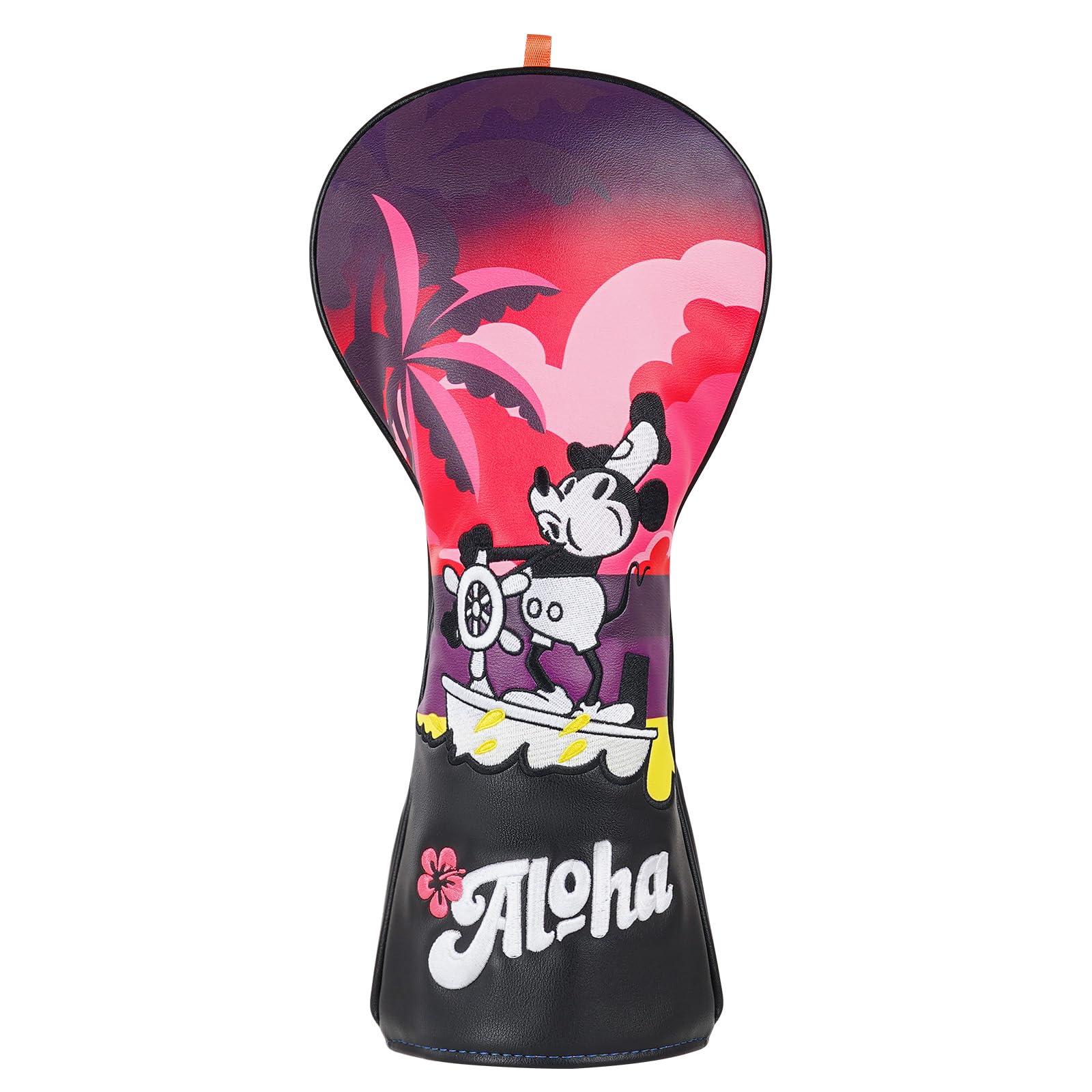 LZFAN Golf Club Head Cover Golf Head Cover Driver Headcover Fairway Wood Headcover Hybrid Club Head Cover AIOHA Pink