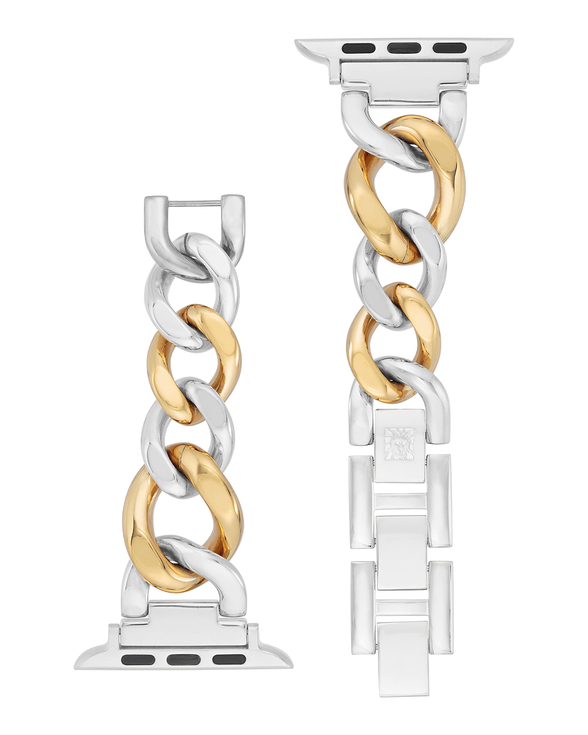 Anne Klein Fashion Chain Bracelet for Apple Watch, Secure, Adjustable, Apple Watch Replacement Band, Fits Most Wrists