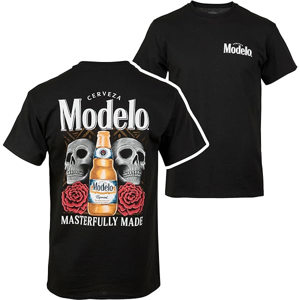 Brew City Beer Gear Coors Rodeo T-shirt voor en achter, Kleur: wit, 3XL