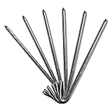 Moose Supply Steel Tent Stakes - Heavy-Duty Ground