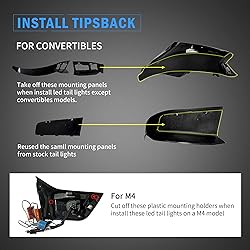 VLAND LED Tail Lights Compatible with 4-series BMW