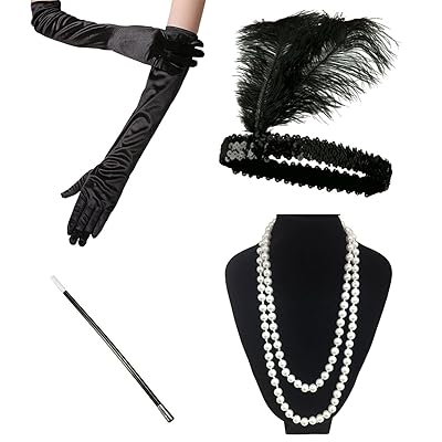 Flapper Costume Amazon Great Gatsby Accessories Ecoparty Women's