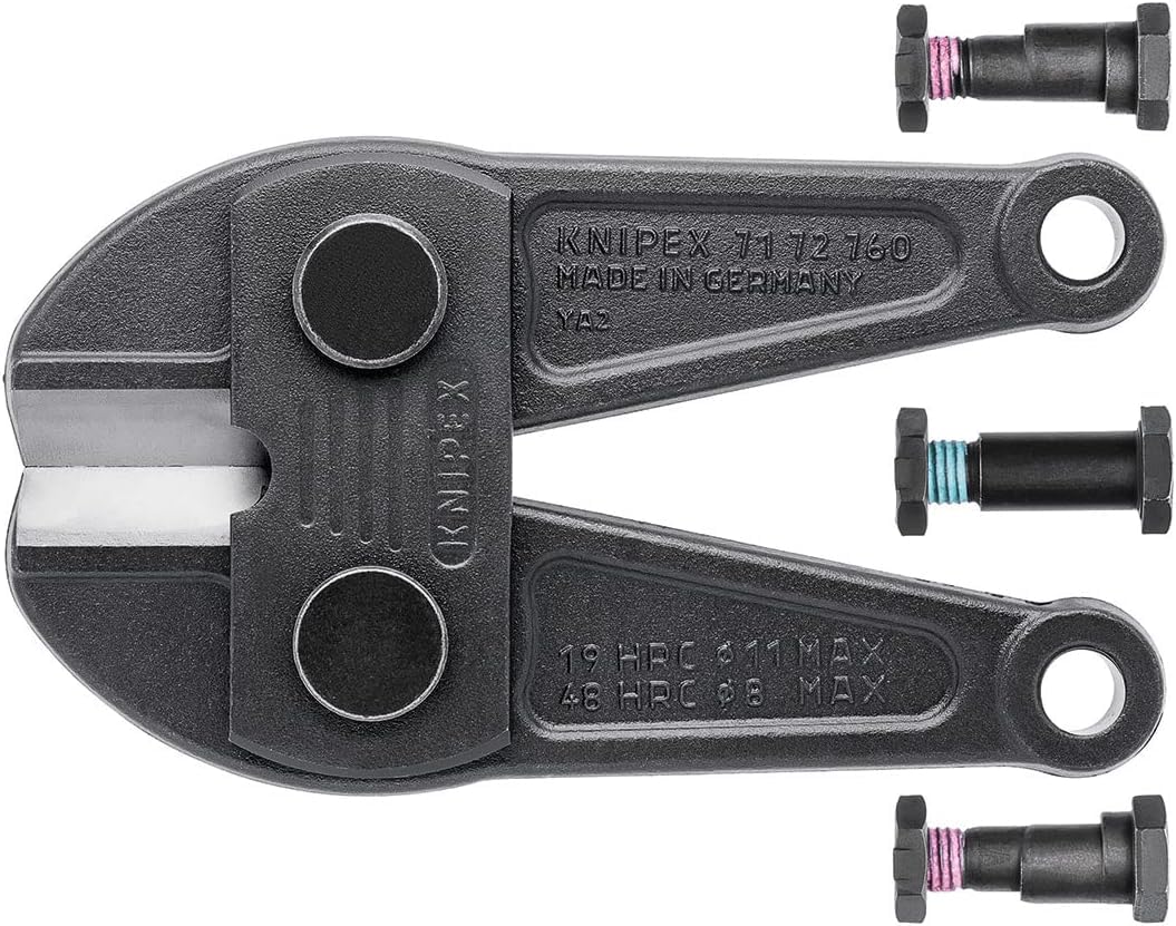 KNIPEX Spare Cutter Head for 71 72 760 Complete with Screws, 71 79 760